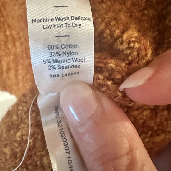 Marine Layer Women's orange/brown Cardigan - Picture 5 of 6